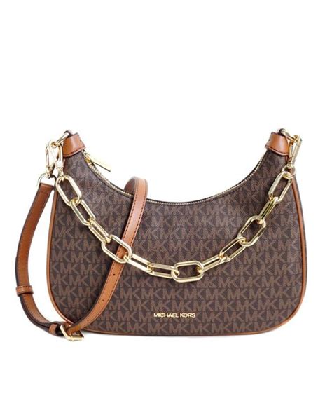 michael kors cora large|michael kors half moon bag.